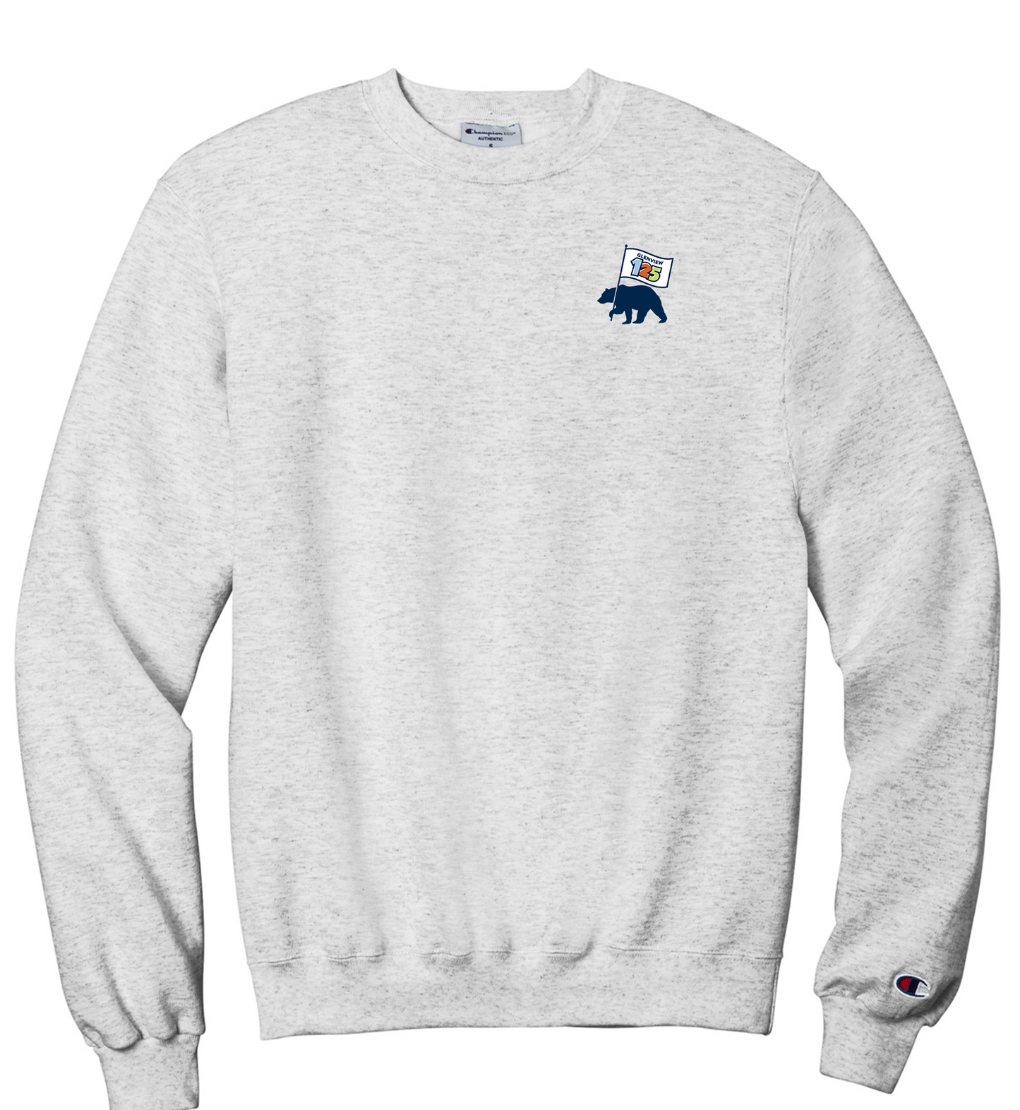 Champion® Powerblend® Crewneck Sweatshirt Silver Grey