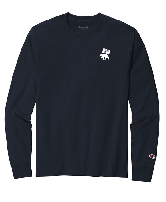 Champion ® Heritage Navy Jersey Long Sleeve Tee